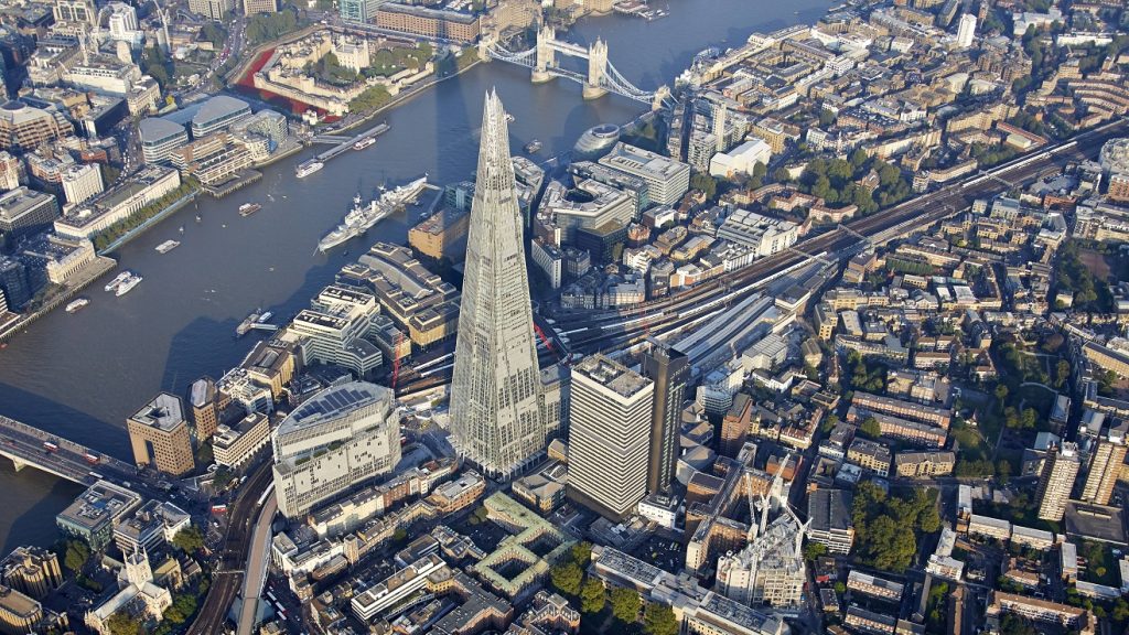 aerial photo of Westminster